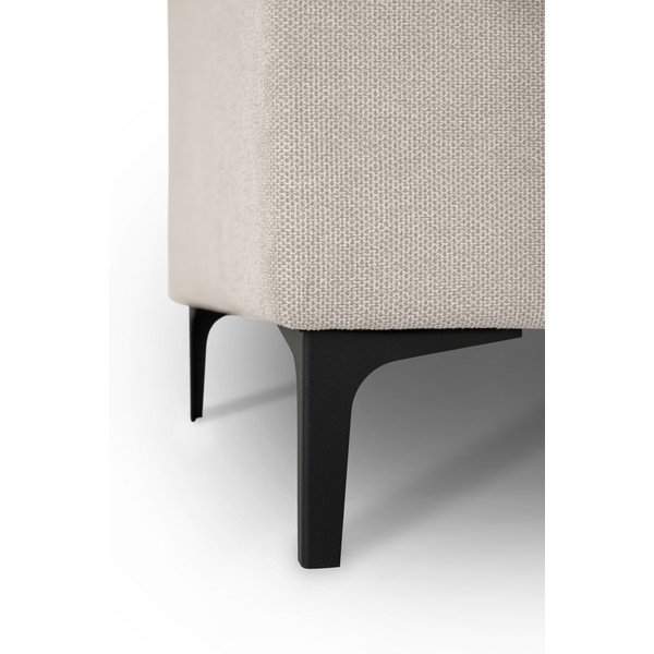 Divano angolare beige (con penisola a destra/con chaise lounge) con rivestimento in ciniglia Fabian – Scandic-image-4