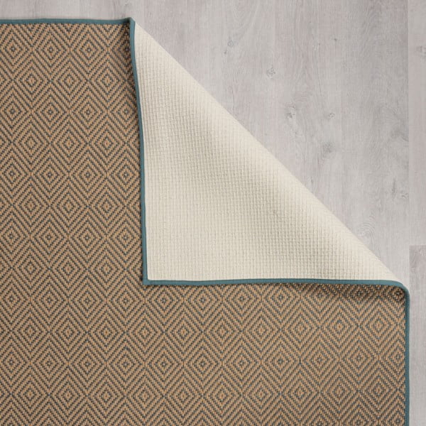 Pedata in iuta per scale in colore blu-naturale 60x600 cm Diamond - Flair Rugs-image-3