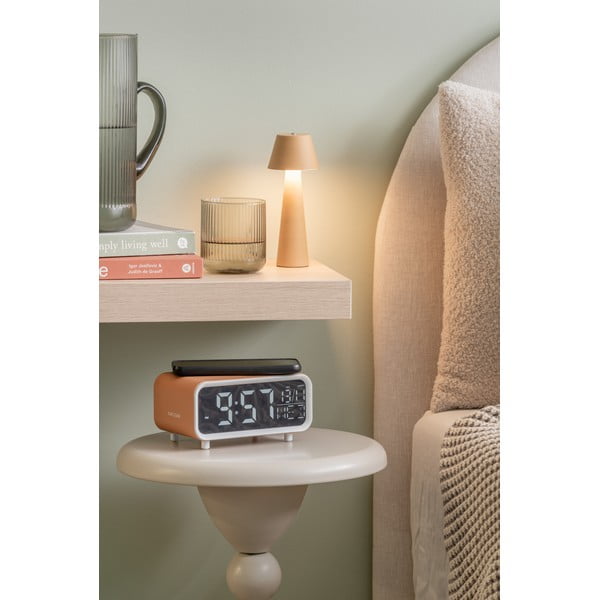 Sveglia con ricarica wireless Chunky LED – Karlsson-image-1