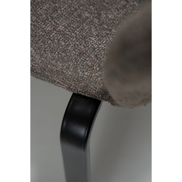 Sedia da pranzo marrone in imbottito Heap – DAN-FORM Denmark-image-4