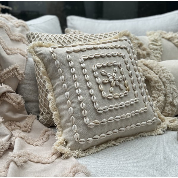 Federa decorativa in cotone 43x43 cm Seashells – Mioli Decor-image-3