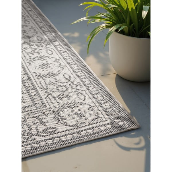 Tappeto da interno/esterno grigio/avorio 200x290 cm Duet Kona – NORTHRUGS-image-4