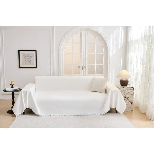 Copridivano bianco per poltrona 70 cm Talo – Filumi-image-2