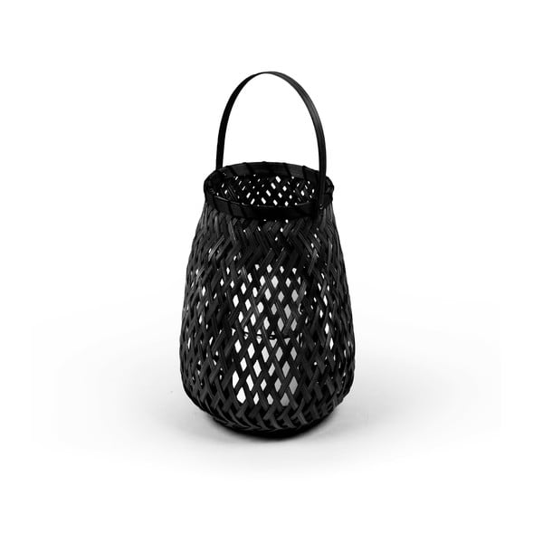 Lanterna di bambù nera Lanterna di bambù, ⌀ 18 cm - Compactor-image-2