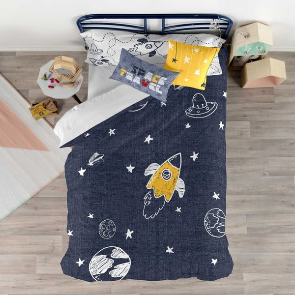 Set copripiumino e federa stampati Baleno , 140 x 200 cm Starspace - Moshi Moshi