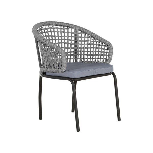 Set di 2 sedie da giardino grigie Ibiza Palmi - Monobeli