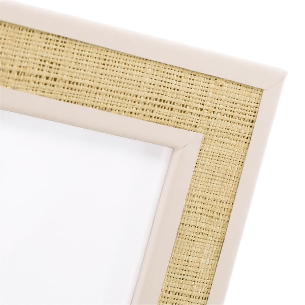 Cornice di colore naturale in plastica verticale con sostegno 21x26 cm Rafi – Restilo-image-2
