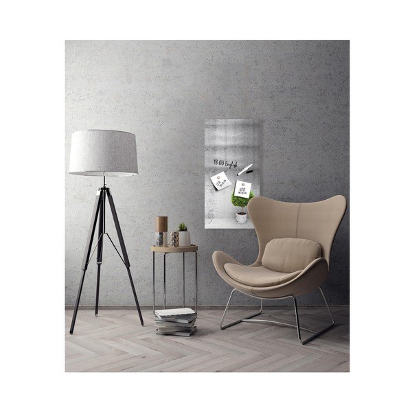 Lavagna magnetica Calcestruzzo, 30 x 60 cm - Styler-image-1