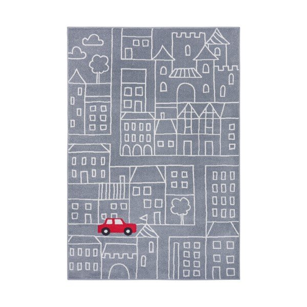 Tappeto per bambini Grigio, 120 x 170 cm Skyscraper - Hanse Home