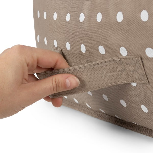 Piccolo contenitore beige Dots Rivoli - Compactor-image-3