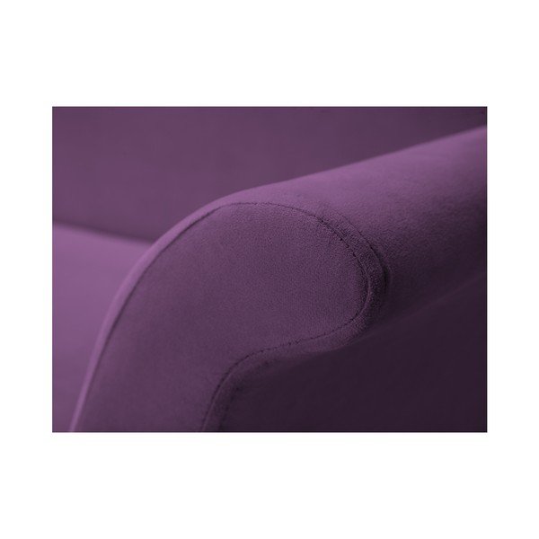 Divano letto 3 posti viola con contenitore Peony - Mazzini Sofas-image-2