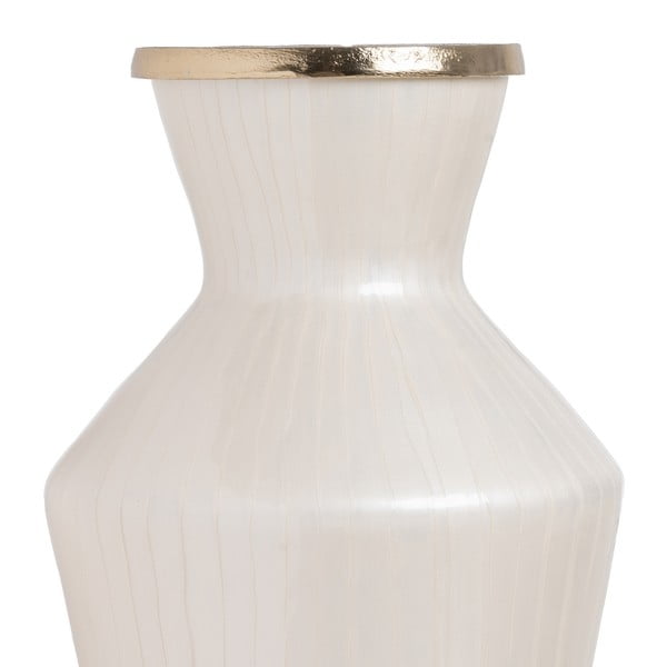 Vaso bianco in vetro alto (altezza totale 57 cm) Linea – Ixia-image-3