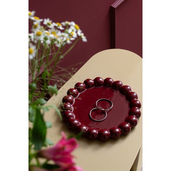 Vassoio decorativo in ceramica ø 20 cm Cadiz Dotty – PT LIVING-image-1