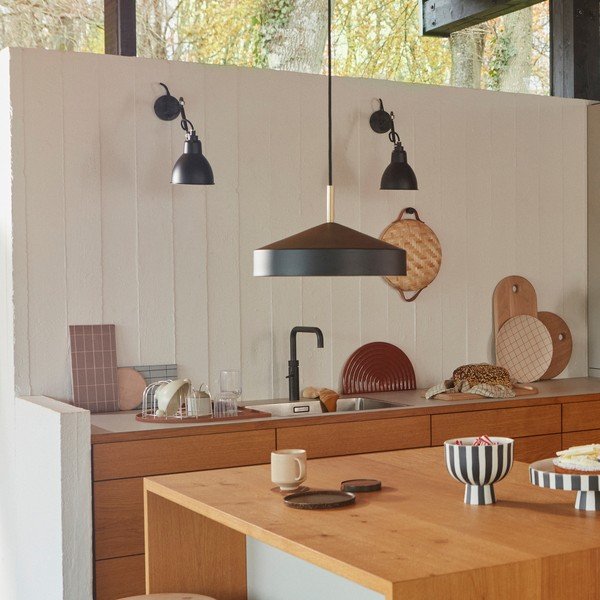 Lampadario nero in metallo ø 30 cm Hatto – OYOY Living Design-image-2
