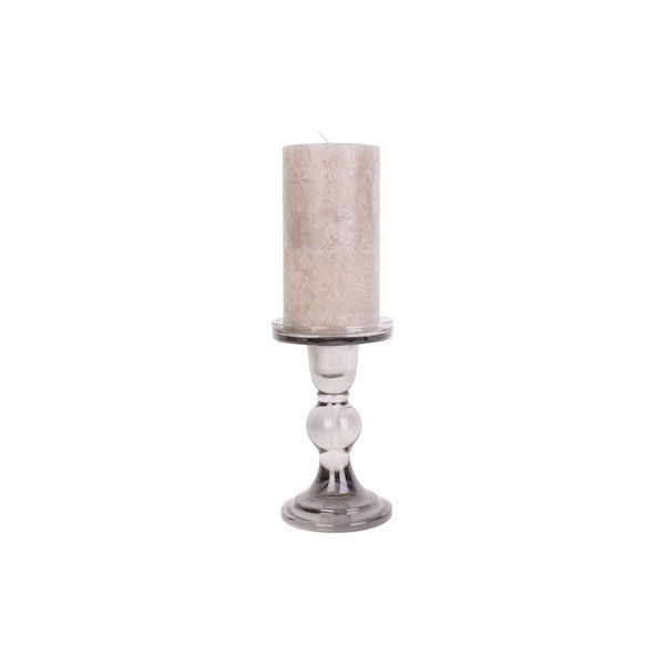 Portacandele in vetro grigio Art Glass Art - PT LIVING-image-3
