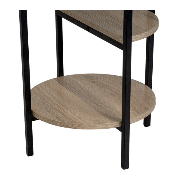 Scaffale nero effetto rovere naturale 40x80 cm - Casa Selección-image-2