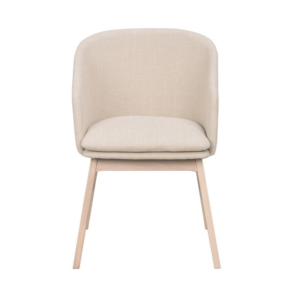 Set di sedie da pranzo beige in imbottito 2 pz Windham – Rowico-image-3