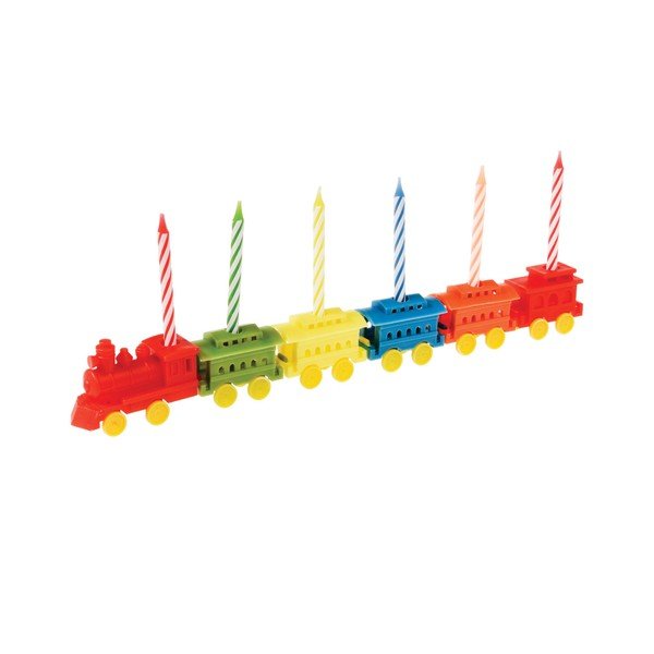 Set di 6 portacandele per torta Train Party Train - Rex London
