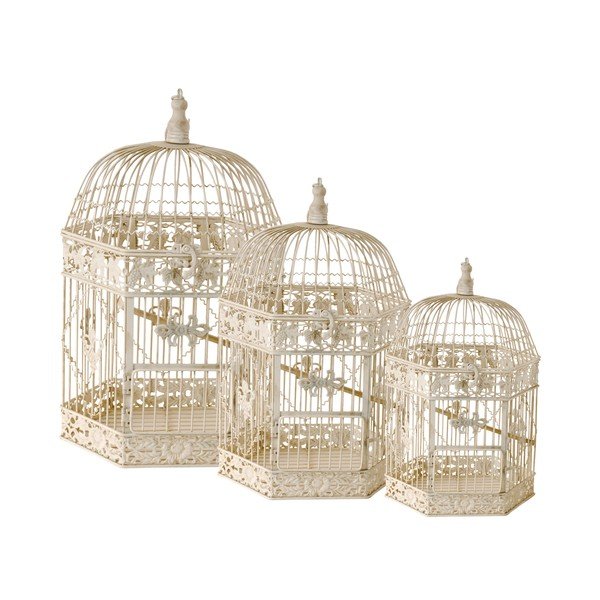 Set di 3 gabbie decorative Octogonal - Antic Line