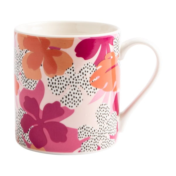 Tazza in ceramica rosa Floral - Navigate