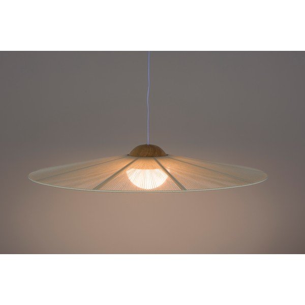 Lampadario bianco con intensità regolabile ø 65 cm Belle – Zuiver-image-1