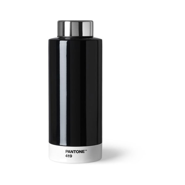 Bottiglia in acciaio inox nero, 630 ml - Pantone