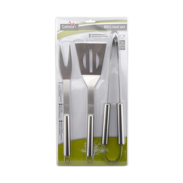 Set di 3 utensili per barbecue - Cattara-image-3