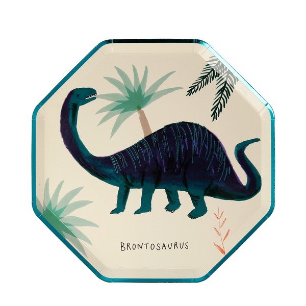 Vassoi di carta monouso in set da 8 Dinosaur Kingdom - Meri Meri-image-4