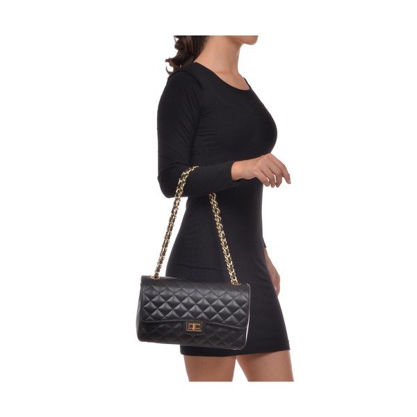Borsa Swift in pelle nera - Isabella Rhea-image-4