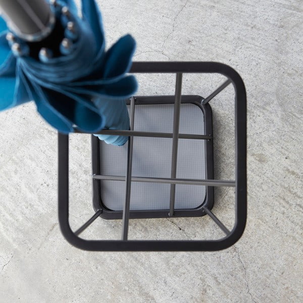 Portaombrelli nero Square - YAMAZAKI-image-1