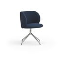 Sedia da pranzo blu scuro in imbottito Mogi – Teulat