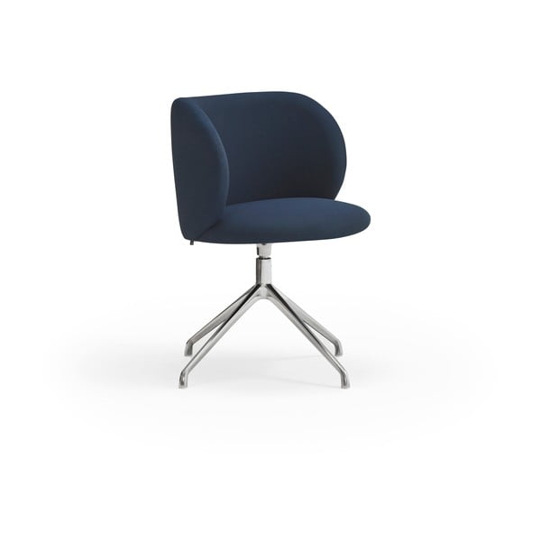 Sedia da pranzo blu scuro in imbottito Mogi – Teulat