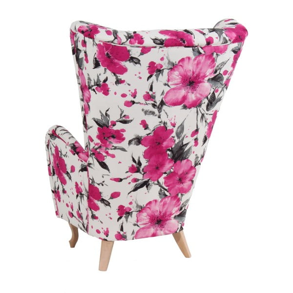 Poltrona a fiori rosa Aurora - Max Winzer-image-3