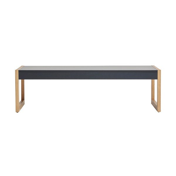 Tavolino grigio antracite , 120 x 35 cm Square - Marckeric
