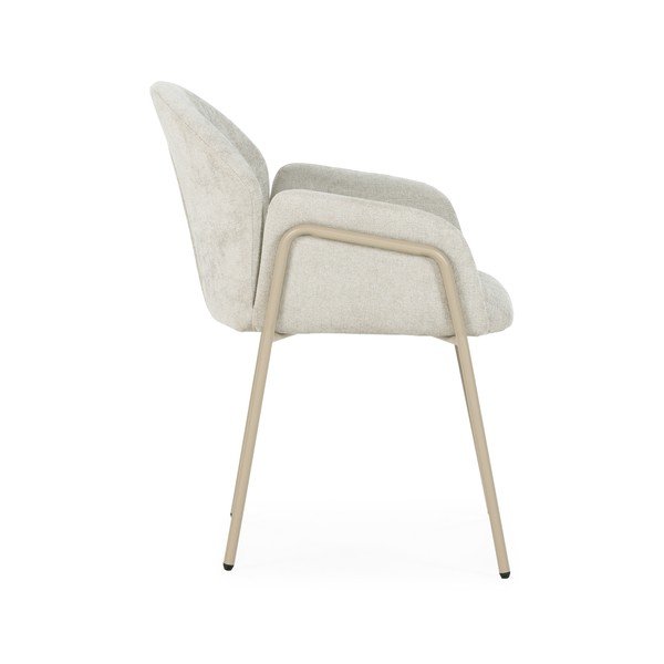 Set di sedie da pranzo beige in imbottito 2 pz Aslin – MOME-image-3