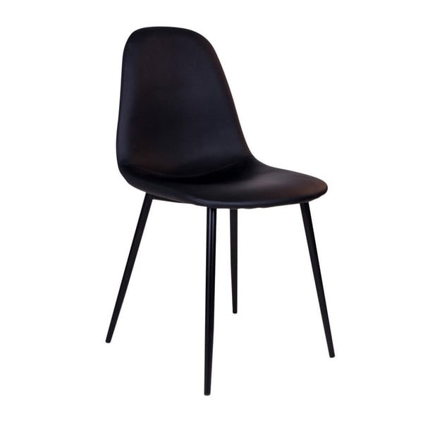 Set di 2 sedie nere con gambe nere Stoccolma - House Nordic