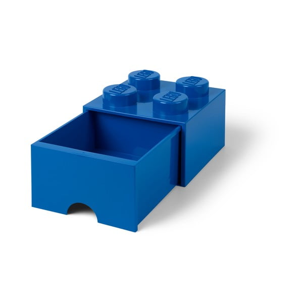 Scatola portaoggetti blu con cassetto - LEGO®-image-2
