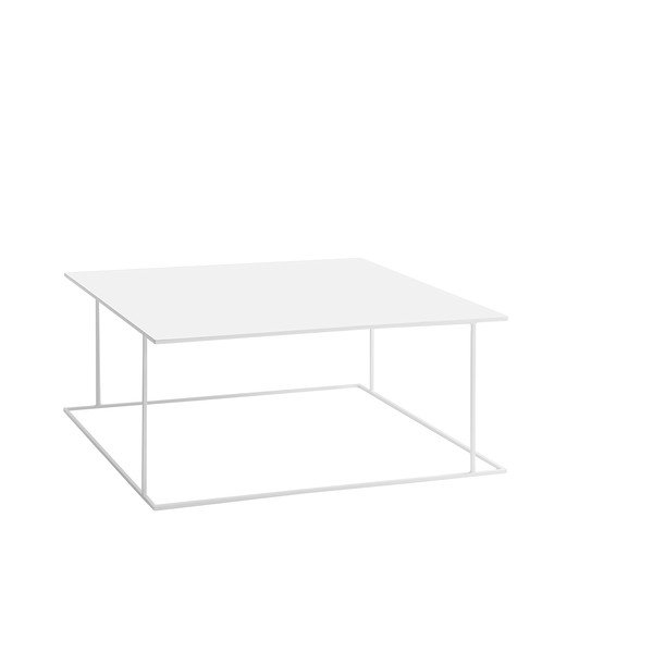 Tavolino bianco Custom Form Walt, 100 x 100 cm - CustomForm