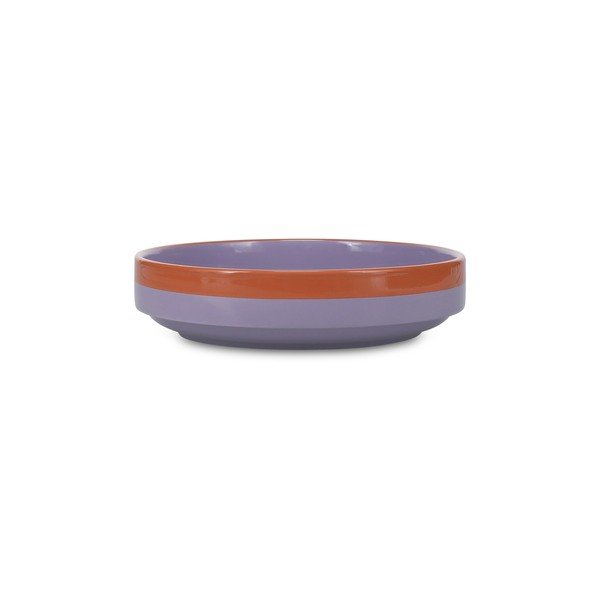 Ciotolina arancione/viola in gres 1,2 l Duo – ONA-image-3