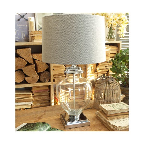 Stolní lampa Orchidea Milano Grey Flask