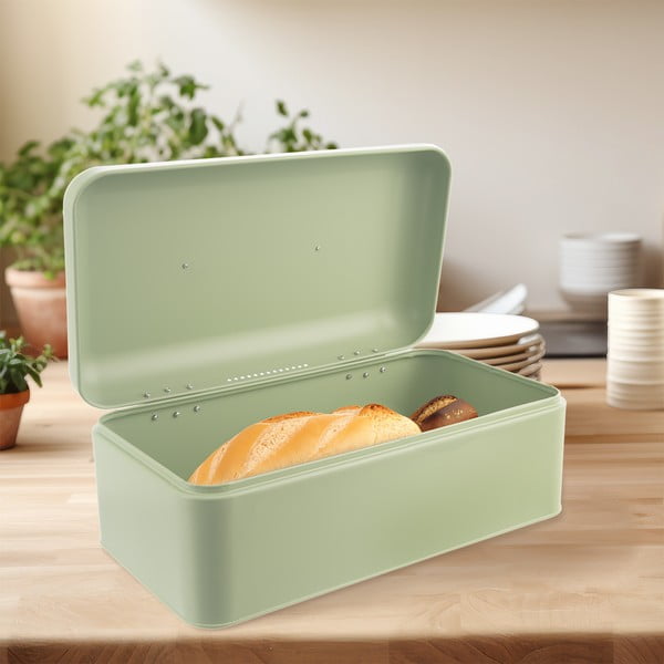 Portapane in metallo Greenish - Orion-image-1