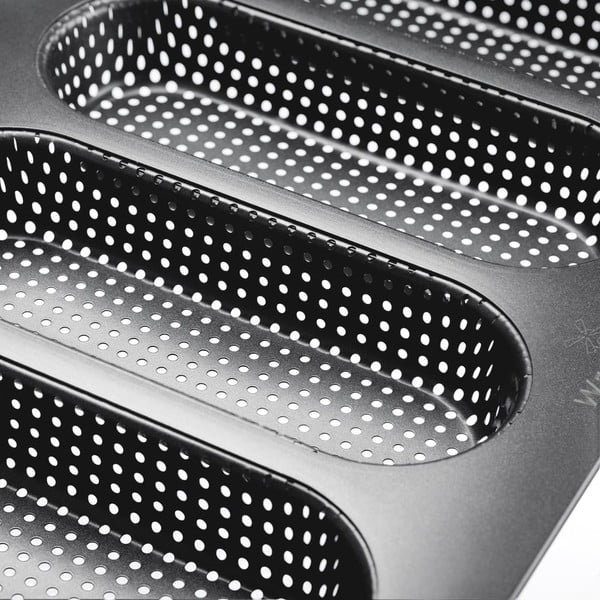 Stampo in acciaio per la cottura di pane e baguette Mini - Westmark-image-1