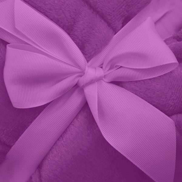 Accappatoio unisex viola in microfibra, taglia XS Robby - DecoKing-image-2