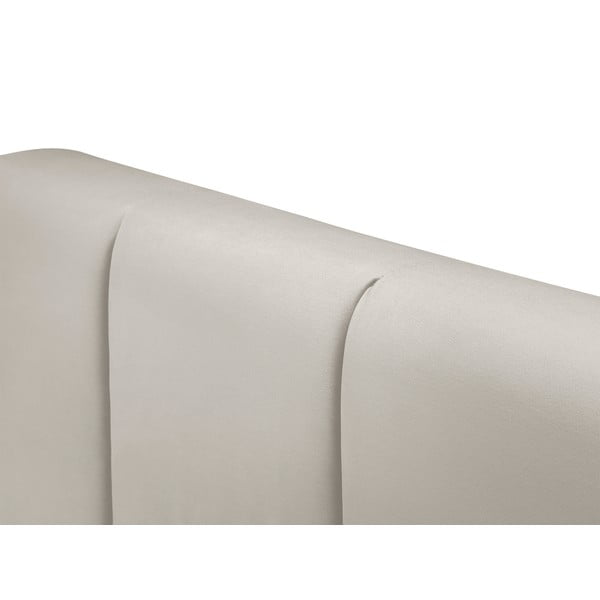 Letto boxspring beige con contenitore 200x200 cm Afra - Mazzini Beds-image-4
