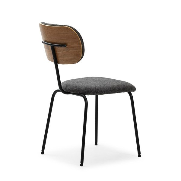 Set di sedie da pranzo nere 4 pz Dash - Marckeric-image-4