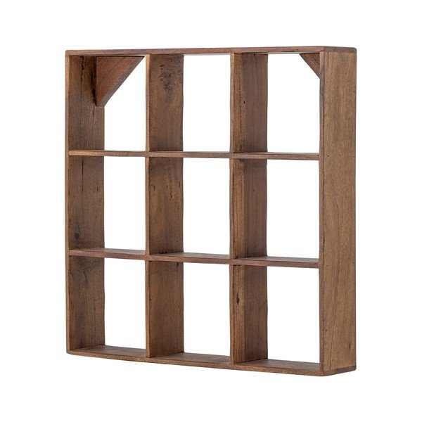 Mensola di colore naturale in legno riciclato con ripiani multipli 53 cm Tilo – Bloomingville-image-2