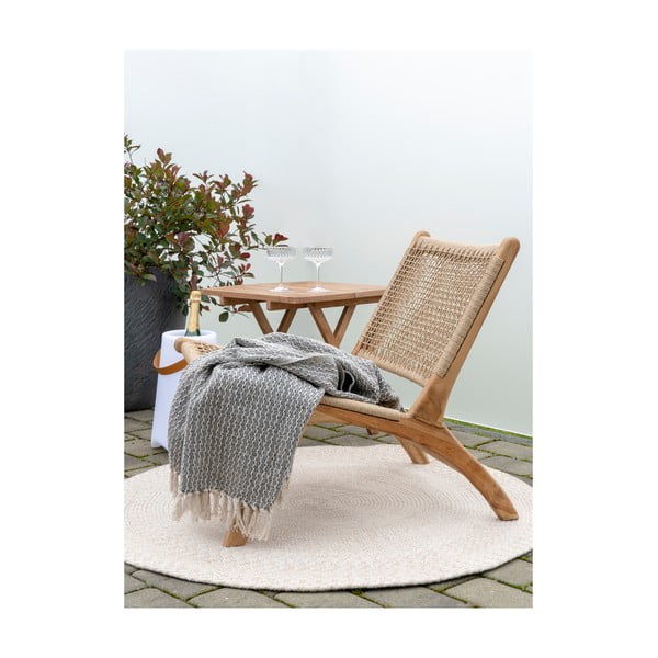 Tappeto beige , ø 120 cm Menorca - House Nordic-image-3