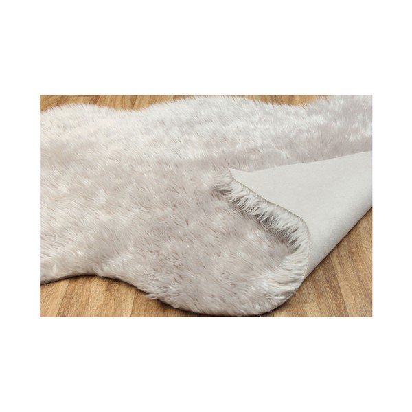 Tappeto in pelliccia sintetica grigia Tekli, 70 x 100 cm - Eko Halı-image-1