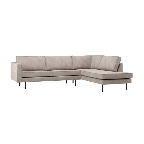Divano angolare beige (con penisola a destra/con chaise lounge) Rodeo – WOOOD