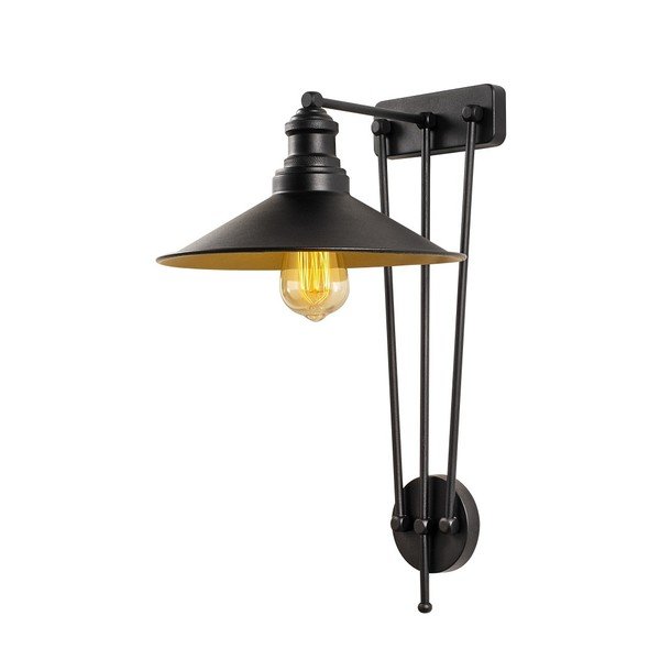 Lampada da parete in metallo nero Opviq luci Roso - Opviq lights-image-2